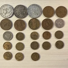 Mexican Vintage Coin Lot - 23 In Total - See Description for Details