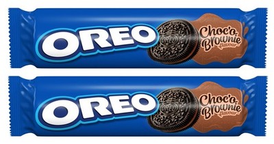 2 OREO CHOCO BROWNIE Flavor Sandwich Cookies Biscuit Packets 154g 5.4oz