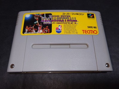 SFC Tecmo NBA Basketball Famicom Japan TA
