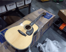 D45 41 inch Acoustic Guitar Spruce top Ebony fingerboard Abalone Flower Inlays