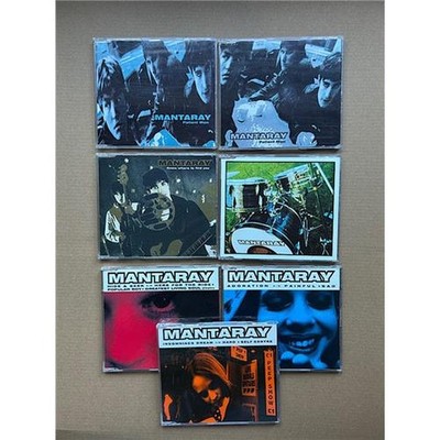 MANTARAY 7 x CD singles - patient man/know where/adoration/insomniacs/hide+seek