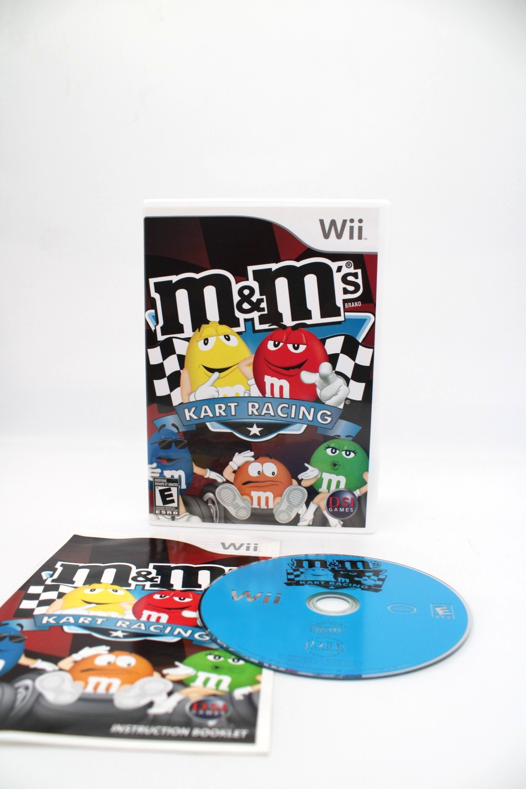 Nintendo Wii M&M's Kart Racing Ricondizionato Completo CIB Ottimo Come Nuovo Pulito