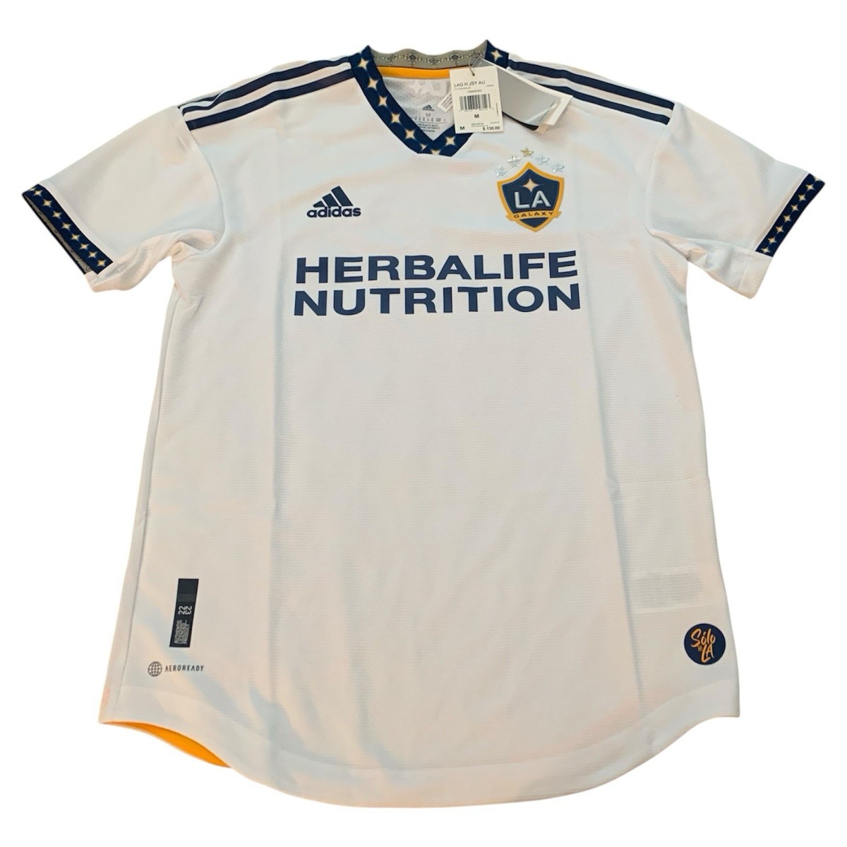 サッカーユニフォーム LA galaxy Adidas LA Galaxy 21/22 Authentic Soccer Jersey Set Size