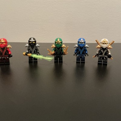 LEGO NINJAGO Final Battle All Ninja Mini Figure Lot, Kai Lloyd Cole Zane Jay