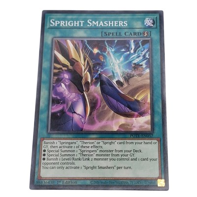 Yu-Gi-Oh! Power Of The Elements Spright Smashers POTE-EN057 Spell 2022 (4)