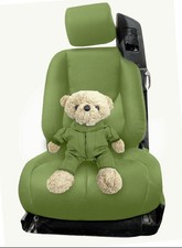 Chaqueta de carreras Teddy Mascot vintage perforación verde claro para Mercedes