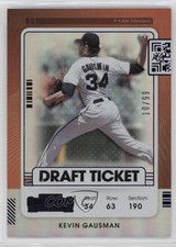 2021 Panini Contenders Draft Ticket Purple 10/99 Kevin Gausman #55 0r4