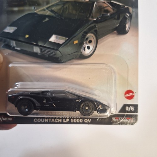 Hot Wheels Jay Lenos Garage Lamborghini Countach LP 5000 QV BLACK CHASE 0/5 - Picture 2 of 5