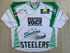 Bietigheim Steelers Germany Game Worn Hockey Jersey Goalie GXXL #34 Schwarzer