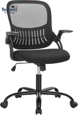 Office Computer Desk Chair, Ergonomic Mid-Back Mesh Rolling Work Swivel Task Cha