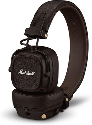 Marshall Major V braun / kabellose On-Ear Bluetooth-Kopfhörer (robust & faltbar)