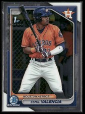 2024 Bowman #BCP-75 Esmil Valencia Chrome Prospects