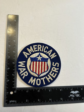 MH1344 Original WW2 US Civilian Patch American War Mothers IR46A
