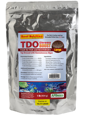 TDO-EP2 LARGE CHROMA BOOST FOOD (16 OZ - REEF NUTRITION Reed