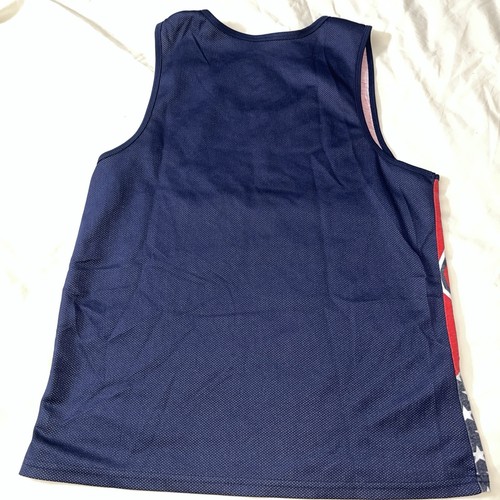 Chicago Bulls Tank Top Shirt Men's Medium Red Blue NBA Basketball Graphic Gym - Picture 19 of 24