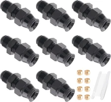 6AN Male to 5/16" Hardline Compression Fitting, 5/16" Fuel Line Fittings Adapter