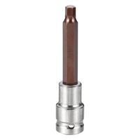"FüR Hex-Bit-Stecknuss H7 1/2\" Antrieb 4\" LäNge S2-Stahl Lange Bit Cr-V-Stecknuss"