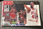 MICHAEL JORDAN- BULLS- 1995 UD COLLECTORS EDITION -“HE'S BACK 45 “JUMBO CARD