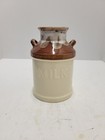 Milk Jug Crock Pottery Ceramic Stoneware Brown Decor Kitchen