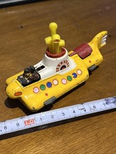 Vintage 1968 Corgi Toys the Beatles Yellow Submarine cast Red Hatches Incomplete