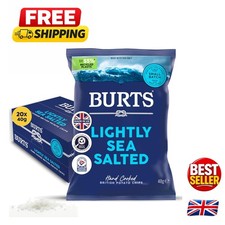 20-Pack Hand Cooked Sea Salt Crisps - 800g Multipack of Vegetarian Goodness