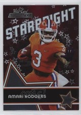 2021 Wild Card Alumination Starbright Red Amari Rodgers #SB-43 Rookie RC 10cj. rookie card picture