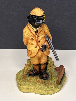  Coalport Lord Lawrence Black Labrador Hunter Figurine County Set England