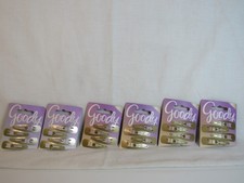 Goody Color Match Snap Clips Barrettes 6 pc lot of 4 76613