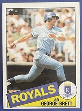 1985 Topps Baseball #100 George Brett Royals HOF NRMT