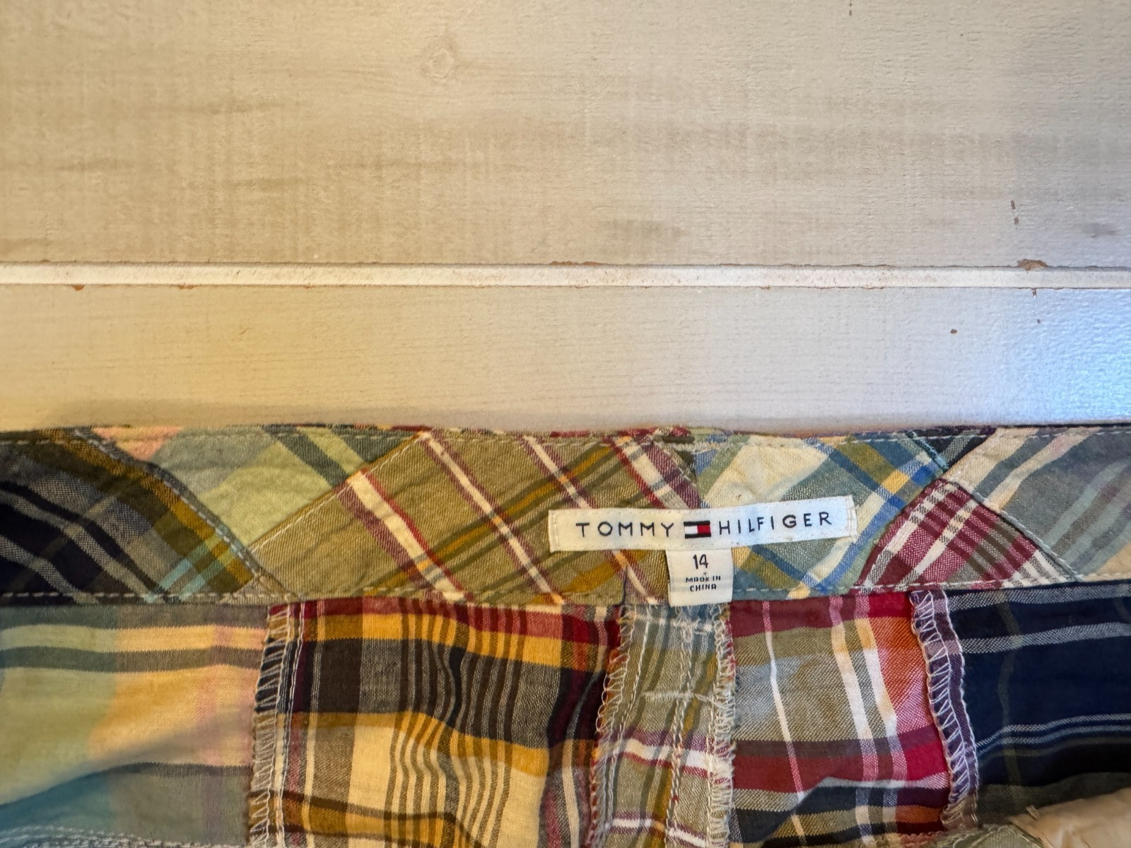 Tommy Hilfiger patchwork short skirt size 14 women's thumbnail 4