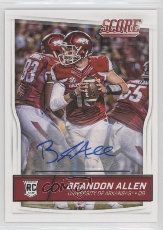 2016 Score Rookies Signatures Brandon Allen #428 Rookie Auto RC a8r