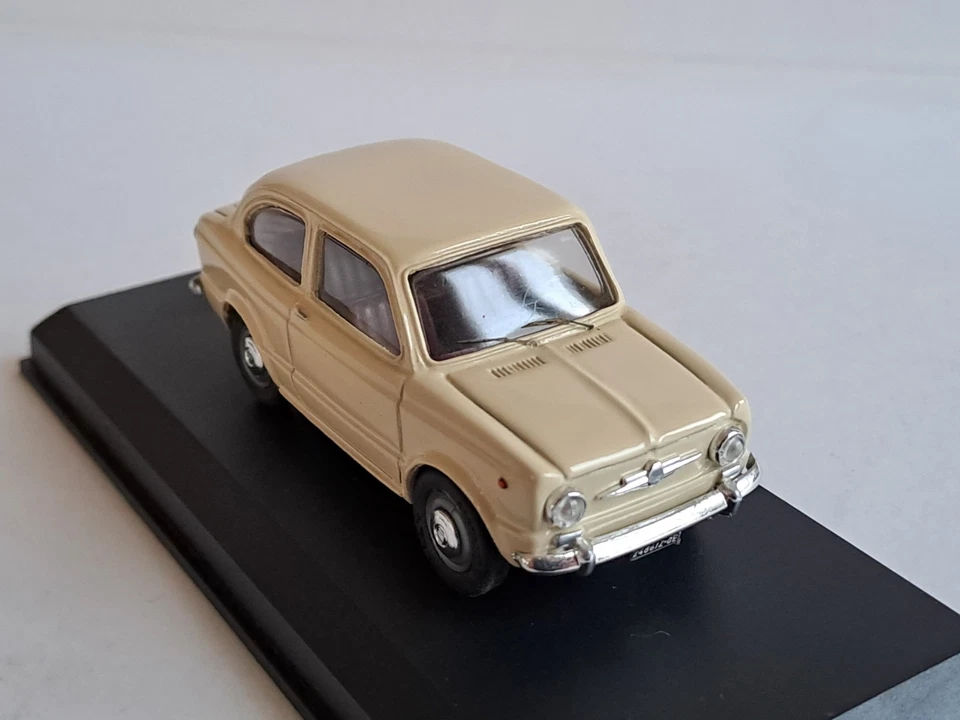 Tel Model 1:43 - Tel 04 FIAT 850 CIVILE SABBIA MADE IN ITALY RESINA - Immagine 4 di 4