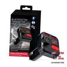 Monster Bluetooth FM Transmitter for Car Cigarette Lighter, Bass Boost, Track