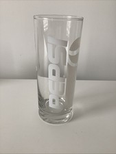 Tall Pepsi Glass White logo
