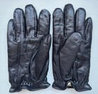VTG EDDIE BAUER Black Leather Men’s Sz XL Gloves Fleece Lined Adjustable Strap  — photo 2