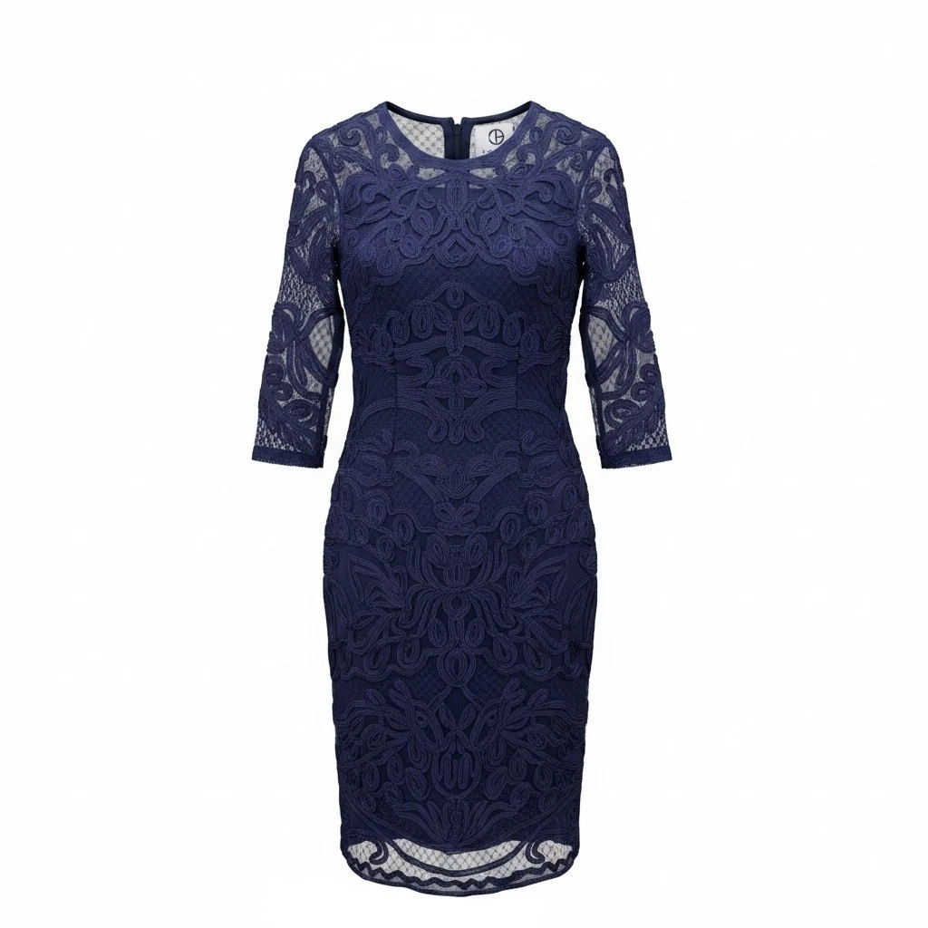 Knee Length 3/4 Sleeve Formal Dresses for Women for sale | eBay