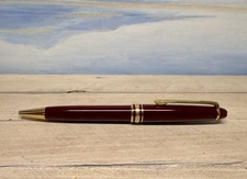 MONTBLANC Meisterstuck Burgundy Red Classique 164R Ballpoint Pen, EXCELLENT!