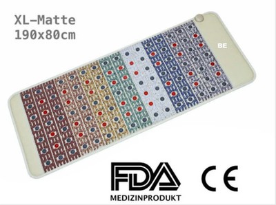 Premium Kristallmatte XXL, BioMat, Magnetfeld-Therapie und Bian-Heilsteinen