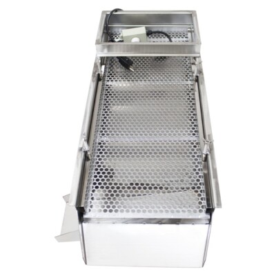 110V 10mm Linear Vibrating Screen Electric Vibrating Sifter Shaker Single Layer