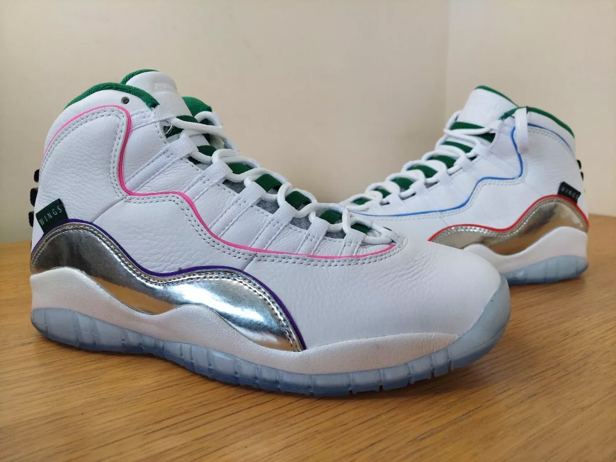 Nike Air Jordan 10 Retro Wings Mens Basketball Shoes Trainers UK 8