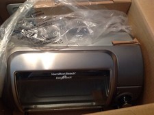 Horno tostador Hamilton Beach 31344D 4 rebanadas de fácil alcance con puerta enrollable (usado)