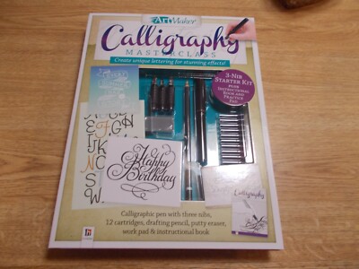 NEW ART MAKER CALLIGRAPHY MASTERCLASS STARTER KIT