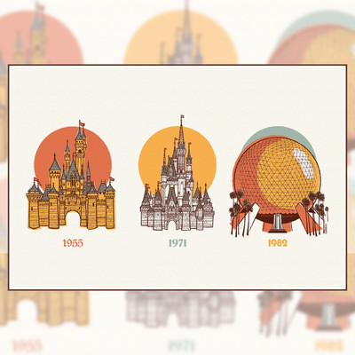Icons Disney Giclee Print by Ian Glaubinger | Muckychris Exclusive