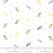 MODA FLANNELS#6843 15F "FALL FANTASY" "BIRCH" BTY