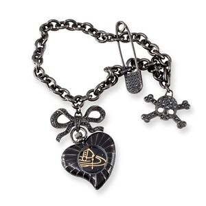 Vivienne Westwood Ladies Heart 10in Bracelet Watch-NIB! RARE!! | eBay