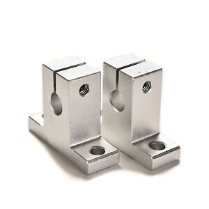 2//4pcs SK8 To SK30 Linear Rail Shaft Guide Support Bearing CNC Aluminum 8-30mm