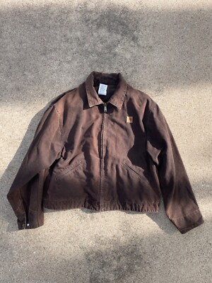 Carhartt ブラウンジャケット XL Carhartt CT104293/CTT104293 Mens Carhartt Brown Sherpa Lined Full