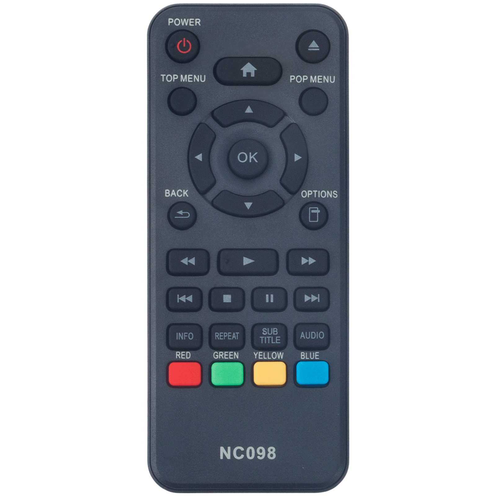 NC098 Replace Remote Control for Philips BluRay Disc DVD Player