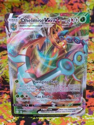 Dhelmise VMAX 10/72 - Shining Fates - Ultra Rare Pokemon Card - NM