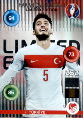 Panini Adrenalyn XL Euro EM 2016 Hakan Calhanoglu - Limited Edition